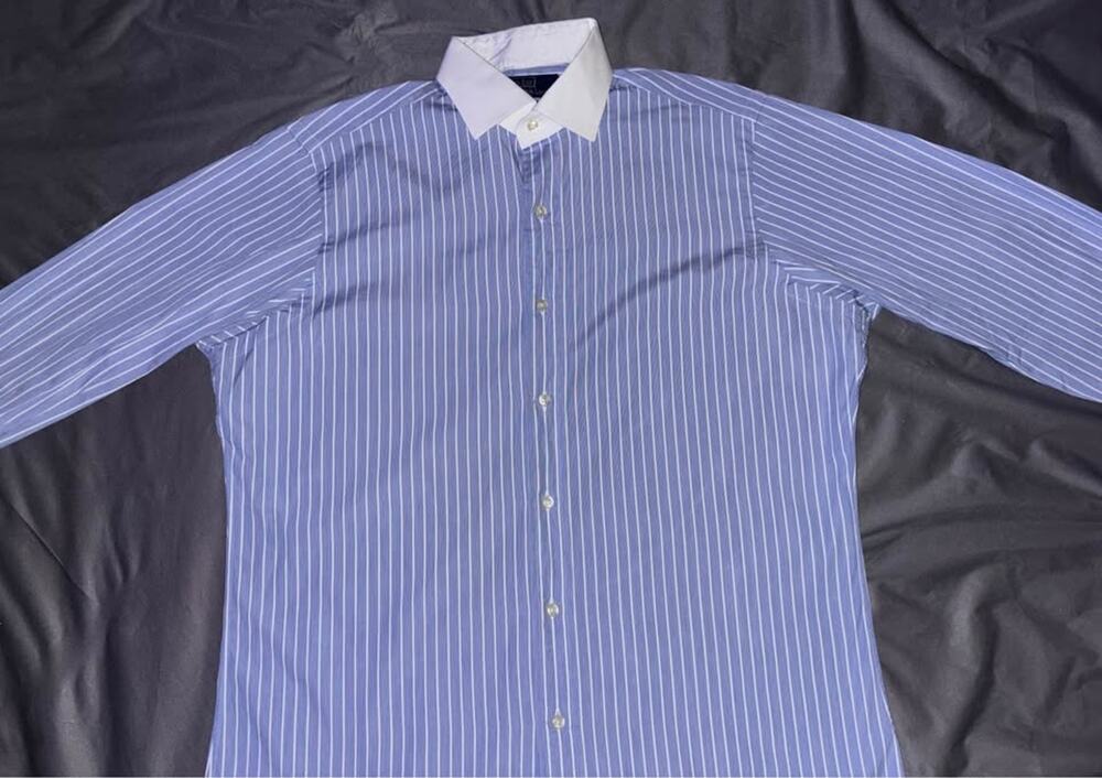 Polo by Ralph Lauren Regent Classic Fit French cuff
Shirt Size 15.5/ Med
